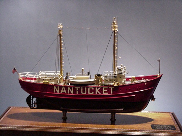 NANTUCKET LIGHT SHIP Model Spoontiques Quality Incredible 